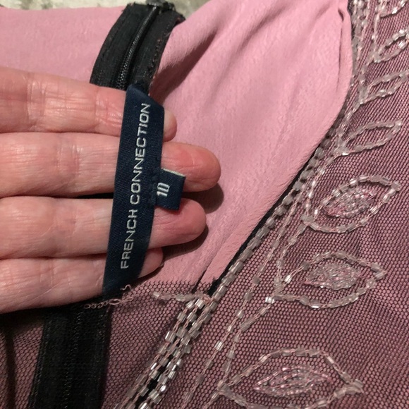 Size12/10 Dusty pink Gatsby vibe skirt set by French Connection - Picture 11 of 14